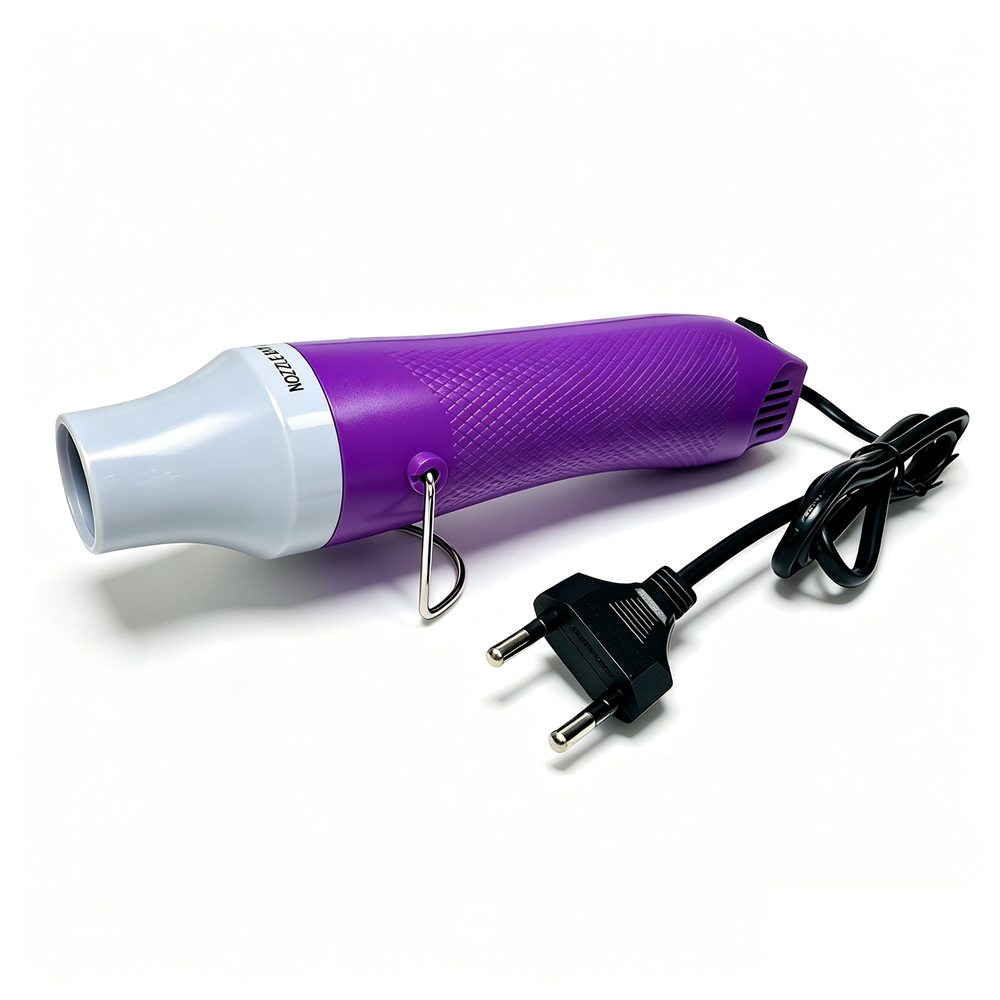 Compact Heat Gun, 300W, 200°C, Euro Plug, Metal Stand, WorkshopDIY Heat Shrink Applications