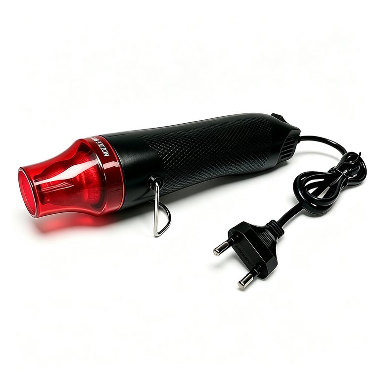 Mini 300W Heat Gun, 1 speed settings 200°C, European standard plug, for heat shrink tubing and DIY repairs