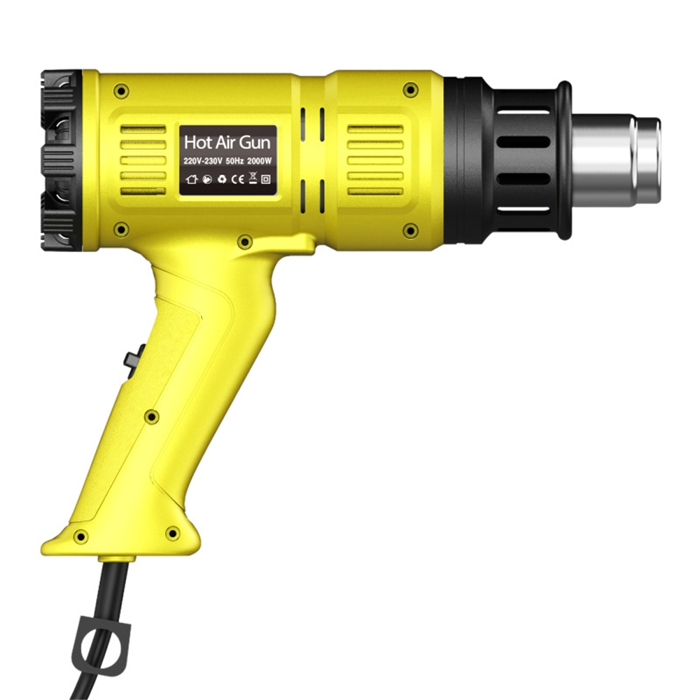 Yellow Handheld Digital Hot Air Blower