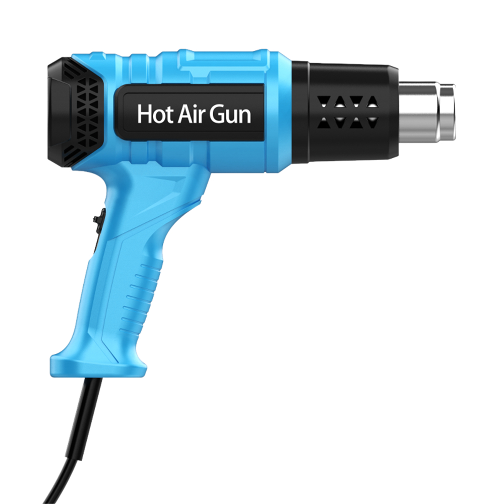 2000W Temperature Adjustable Heat Gun for Heat Shrink Packaging and DIY Crafts