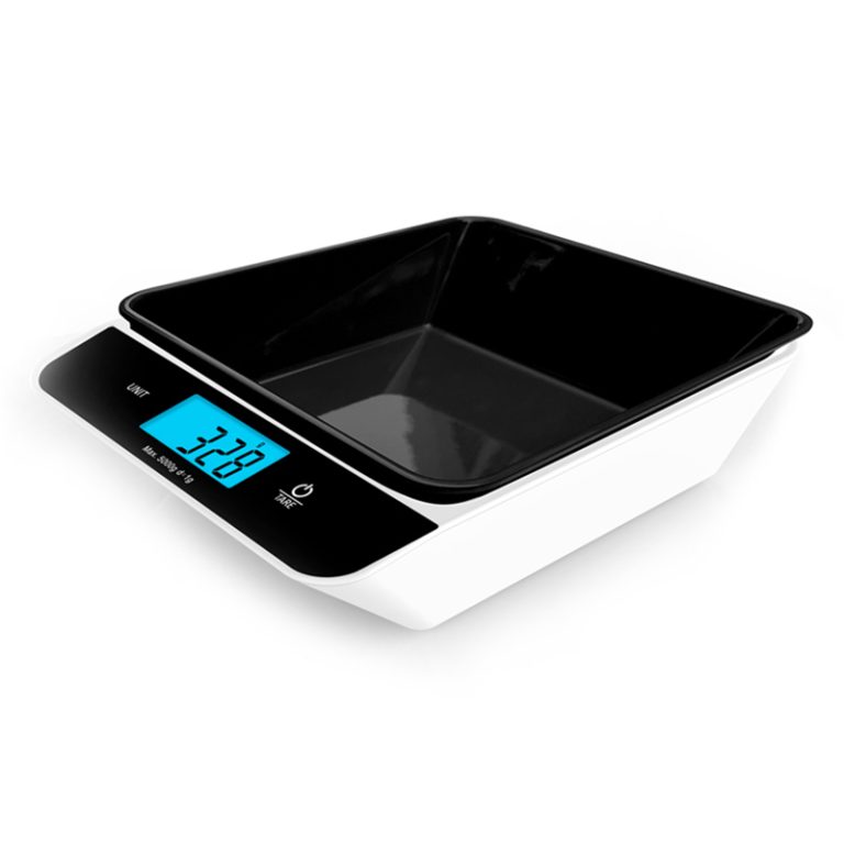 Backlit LCD Kitchen Scale with Bowl, 5 kg, Household Baking Scale