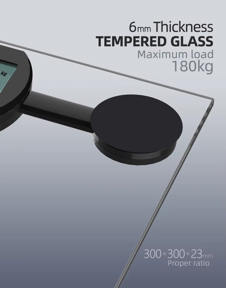 CB301 Transparent Glass Shatterproof Scale