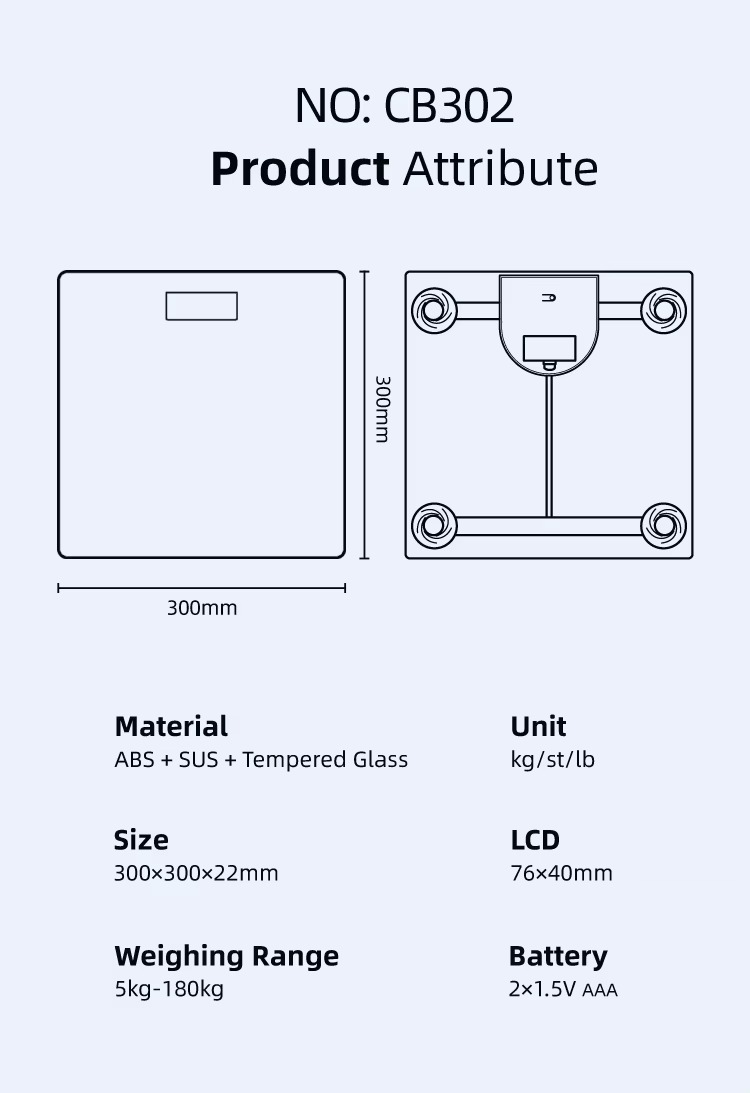 CB302 Digital Scale with Auto On Feature