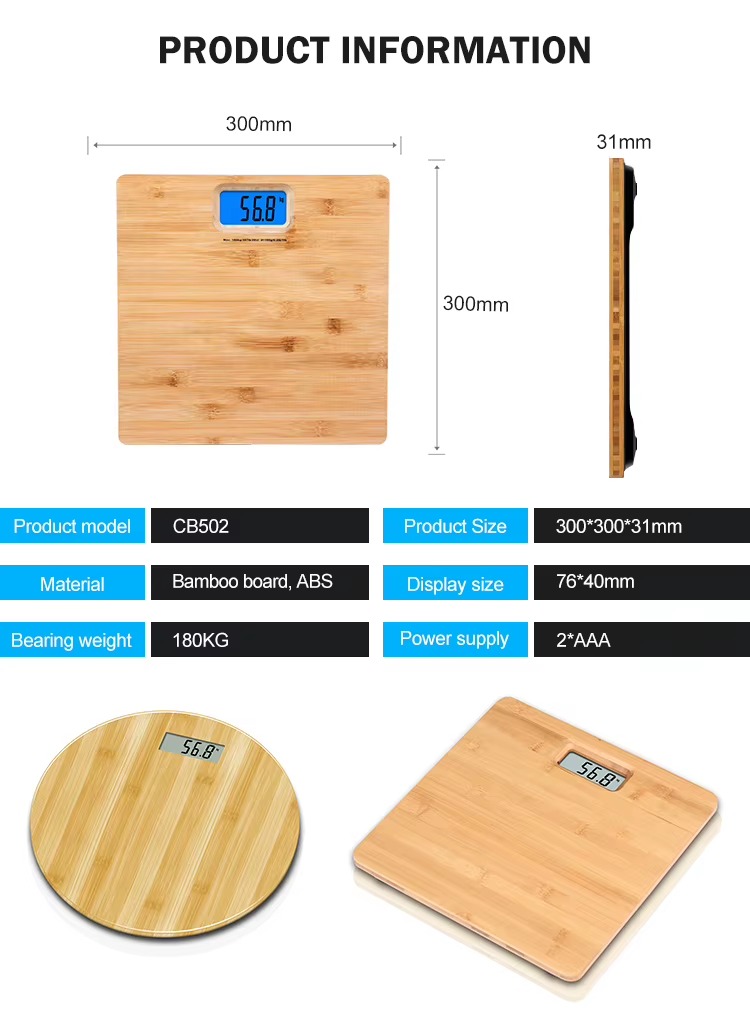 CB502 Direct from Factory Bamboo Scale