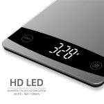 CK650 烘焙专用电子秤 LED 高清数显钢化玻璃厨房秤
