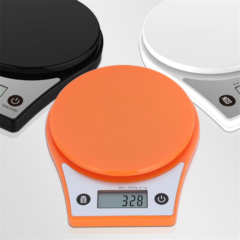CK651 Black Bowl Style Kitchen Scale, 5 kg, High Precision
