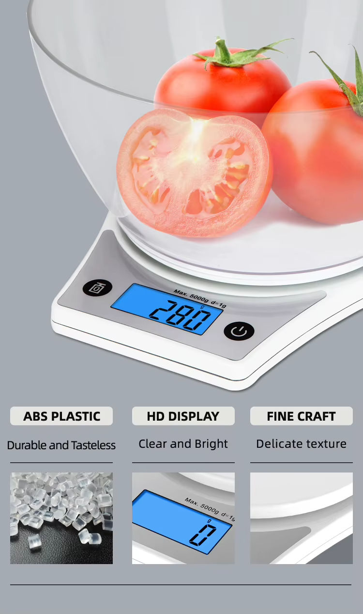 CK651 White Healthy Eating Kitchen Scale