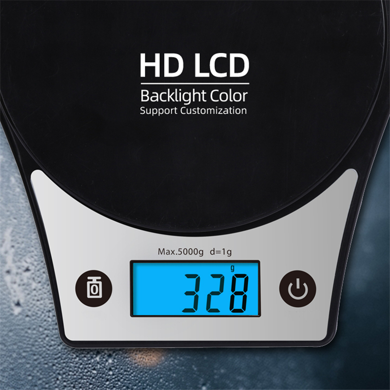 High Precision CK651 Food Scale, 5 kg, Black