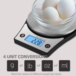 OEM 5kg Stainless Steel Kitchen Scale CK651 Black Digital Electronic Scale