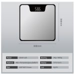 CB301 Auto Off Bathroom Scale
