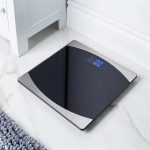 CB802 White Minimalist Bathroom Scale